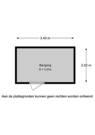 Floorplan - Nobelstraat 72A, 3262 PM Oud-Beijerland